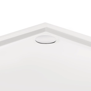 Душовий піддон Qtap Robin 301112 100x100x12 см + сифон №4