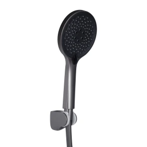 Смеситель Для ванны Qtap Vlasta New (c душевым гарнитуром) QTVLA259GMB45643 Gunmetal Black PVD №4