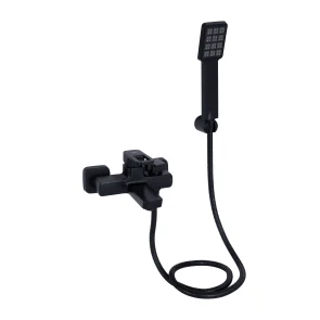 Смеситель для ванны Lidz Wawel 006 (c душевым гарнитуром) (k35) LDWAW006BLA45393 Black №1