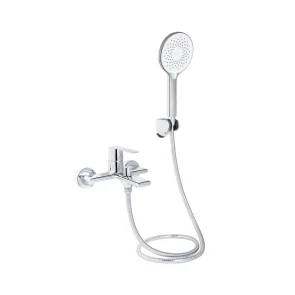 Змішувач для ванни Qtap Taurus (з душовим гарнітуром) QTTAU259CRM45661 Chrome №1