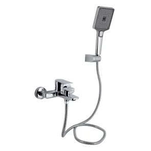 Змішувач для ванни Qtap Aries (з душовим гарнітуром) QTARI259CRM45559 Chrome №1
