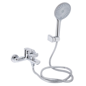 Змішувач для ванни Qtap Jay (з душовим гарнітуром) QTJAY259CRM45541 Chrome №1