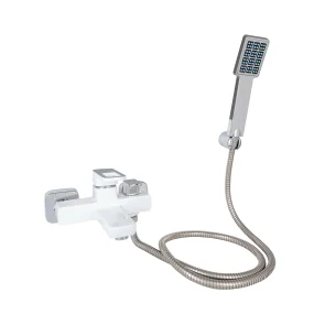 Смеситель для ванны Lidz Wawel 006 (c душевым гарнитуром) (k35) LDWAW006WHI45398 White №1