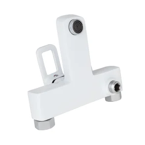 Смеситель для ванны Lidz Wawel 006 (c душевым гарнитуром) (k35) LDWAW006WHI45398 White №3