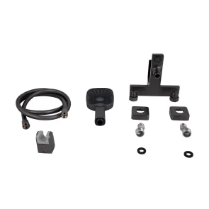 Смеситель Для ванны Qtap Gemini (c душевым гарнитуром) QTGEM259GMB45684 Gunmetal Black PVD №7