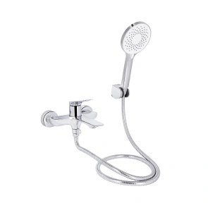 Змішувач для ванни Qtap Vlasta New (з душовим гарнітуром) QTVLA259CRM45642 Chrome №1