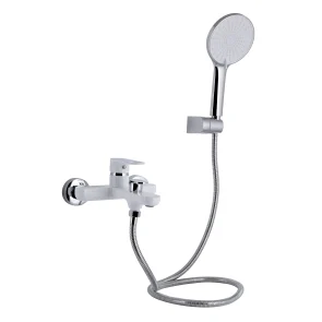 Смеситель для ванны Qtap Jay (c душевым гарнитуром) QTJAY259CRW45553 Chrome/White №1