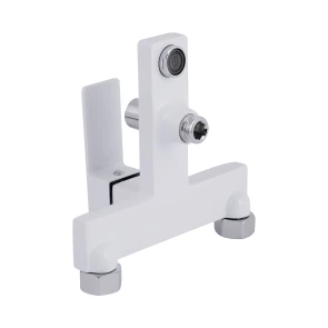 Смеситель для ванны Qtap Gemini (c душевым гарнитуром) QTGEM259CRW45683 Chrome/White №5