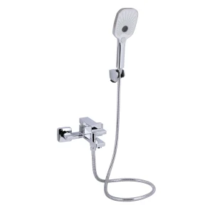 Змішувач для ванни Qtap Gemini (з душовим гарнітуром) QTGEM259CRM45681 Chrome №1