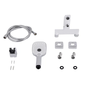 Смеситель для ванны Qtap Gemini (c душевым гарнитуром) QTGEM259CRW45683 Chrome/White №6