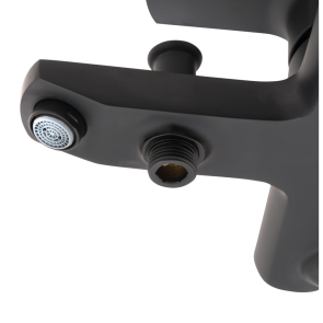 Змішувач для ванни Qtap Lipno QTNH3023101DCB Black Matt №4