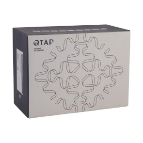 Смеситель для ванны Qtap Gemini (c душевым гарнитуром) QTGEM259CRW45683 Chrome/White №7