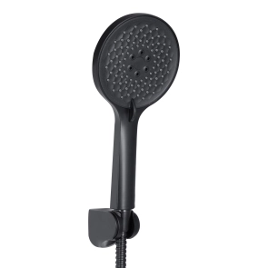 Змішувач для ванни Qtap Taurus (з душовим гарнітуром) QTTAU259BLM45662 Black Matt №4