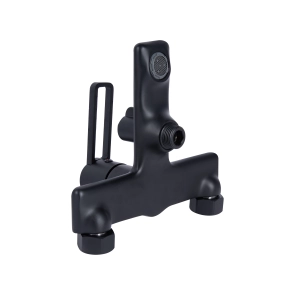 Змішувач для ванни Qtap Taurus (з душовим гарнітуром) QTTAU259BLM45662 Black Matt №6