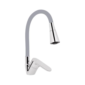 Смеситель Для кухни Lidz Tani 008F3 с гибким изливом (k40) LDTAN008F3GCR39507 Grey / Chrome №1