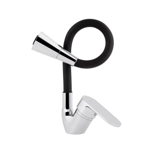 Змішувач для кухНі Lidz Tani 008F3 з гнучким виливом (k40) LDTAN008F3BCR39484 Black / Chrome №3