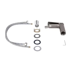 Смеситель для биде Qtap Slavonice QTSLA255GMB45923 Gunmetal Black PVD №4