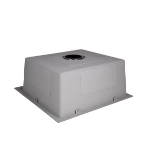 Мийка для кухні інтегрована Lidz Handmade H5050B (LDH5050BPVD43619) Brushed Black PVD 3,0/1,0 мм №4