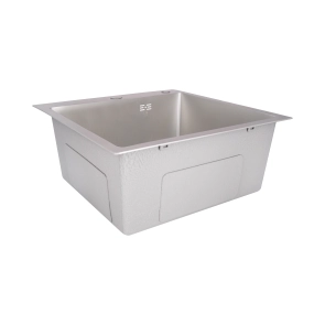 Мийка для кухні інтегрована Lidz Handmade H5050G (LDH5050GPVD43620) Brushed Grey PVD 3,0/1,0 мм №3