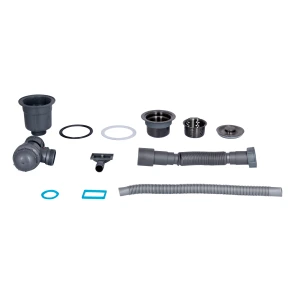 Мийка для кухні інтегрована Lidz Handmade H6350BR крило праворуч (LDH6350BRPVD45590) Brushed Black PVD 3,0/1,0 мм №9