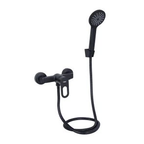 Смеситель для душа Lidz Latwa 010 (с душевым гарнитуром) (k40) LDLAT010BLA45421 Black №1