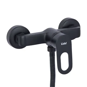 Смеситель для душа Lidz Latwa 010 (с душевым гарнитуром) (k40) LDLAT010BLA45421 Black №3