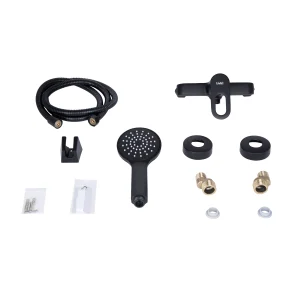 Смеситель для душа Lidz Latwa 010 (с душевым гарнитуром) (k40) LDLAT010BLA45421 Black №5