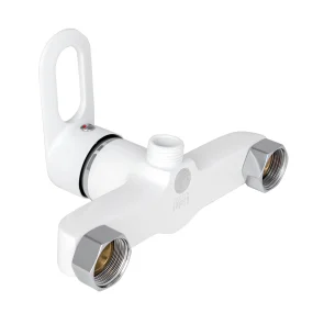 Змішувач для душу Lidz Latwa 010 (з душовим гарнітуром) (k40) LDLAT010WHI45426 White №3