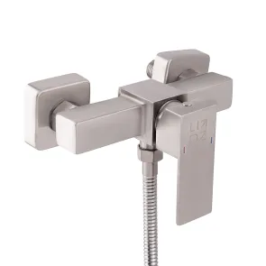 Смеситель для душа Lidz Kubis 010 (с душевым гарнитуром) (k35) LDKUB010NKS28535 Nickel №3