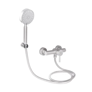 Смеситель для душа Lidz Aria 010 (с душевым гарнитуром) (k35) LDARI010NKS43361 Nickel №1