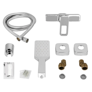 Смеситель для душа Lidz Wawel 010 (с душевым гарнитуром) (k40) LDWAW010CRM45390 Chrome №7