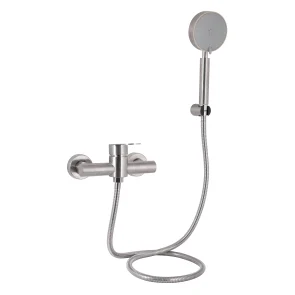 Смеситель для душа Lidz Luna 010 (с душевым гарнитуром) (k35) LDLUN010NKS46095 Nickel №1