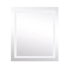Дзеркало Lidz Kubis 700х800 з LED-підсвічуванням Touch, з антизапотіванням, з димером, рег. яскравості Reverse LD78LF9048070 №4