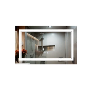 Дзеркало Qtap Cardinal 500х800 з LED-підсвічуванням Touch, з антизапотіванням, з димером, рег. темп. кольору (3000-6500K) Reverse QT0478C5080 №1