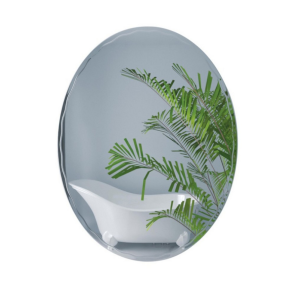 Дзеркало Lidz Latwa 140.07.11 (1) 650х800 настінне овальне з декором LD78LA6580 №1