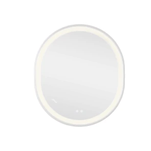 Зеркало Qtap Gemini 800х700 с LED-подсветкой Touch, с антизапотеванием, с диммером, рег. темп. цвета (3000-6500K) Reverse QT2578R8071W №4