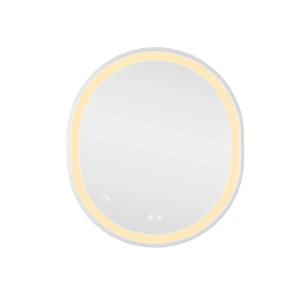 Зеркало Qtap Gemini 800х700 с LED-подсветкой Touch, с антизапотеванием, с диммером, рег. темп. цвета (3000-6500K) Reverse QT2578R8071W №5