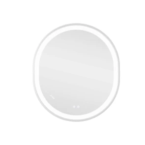 Зеркало Qtap Gemini 800х700 с LED-подсветкой Touch, с антизапотеванием, с диммером, рег. темп. цвета (3000-6500K) Reverse QT2578R8071W №6