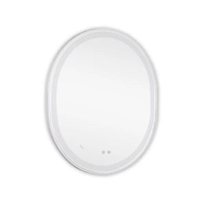 Зеркало Qtap Gemini 800х700 с LED-подсветкой Touch, с антизапотеванием, с диммером, рег. темп. цвета (3000-6500K) Reverse QT2578R8071W №7
