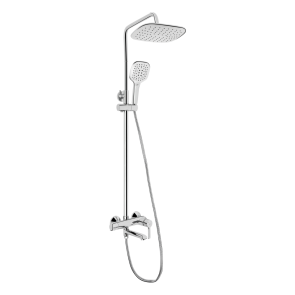 Душова система універсальна Qtap Grand на три споживача (з виливом) QTGRACRM1004 Chrome №1