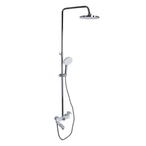 Душова система універсальна Qtap Jay на три споживача (з виливом) QTJAY111CRW45555 Chrome/White №1