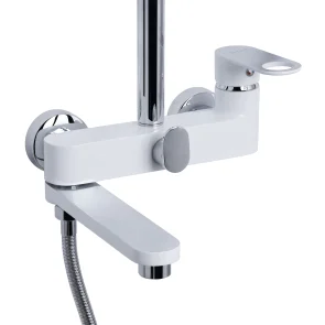 Душова система універсальна Qtap Jay на три споживача (з виливом) QTJAY111CRW45555 Chrome/White №3