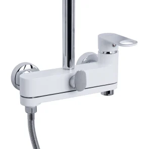 Душова система універсальна Qtap Jay на три споживача (з виливом) QTJAY111CRW45555 Chrome/White №4