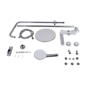 Душова система універсальна Qtap Jay на три споживача (з виливом) QTJAY111CRW45555 Chrome/White №8