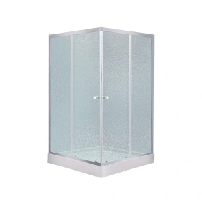 Набор Lidz душевая кабина Wawel SC90x90.SAT.LOW.FR, стекло Frost 4 мм + поддон Mazur №1