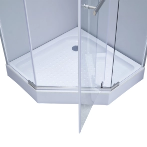 Душова кабіна Lidz Dozorca SC90x90.CRM.LOW.TR, скло прозоре 6 мм №3