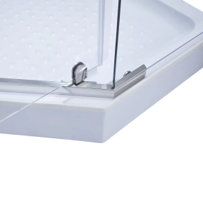 Душова кабіна Lidz Dozorca SC90x90.CRM.LOW.TR, скло прозоре 6 мм №5