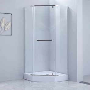 Душова кабіна Lidz Dozorca SC90x90.CRM.LOW.TR, скло прозоре 6 мм №7