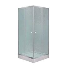Lidz Wawel SC80x80.SAT.LOW.FR Душевая кабина квадратная, стекло Frost 4 мм + Lidz Душевой поддон KAPIELKA ST80x80х14