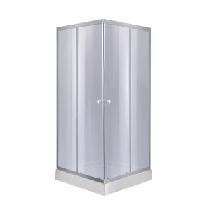 Душевая кабина Lidz Wawel SC80x80.SAT.LOW.GR, стекло тон. 4 мм + Lidz Душевой поддон KAPIELKA ST80x80х14 №1